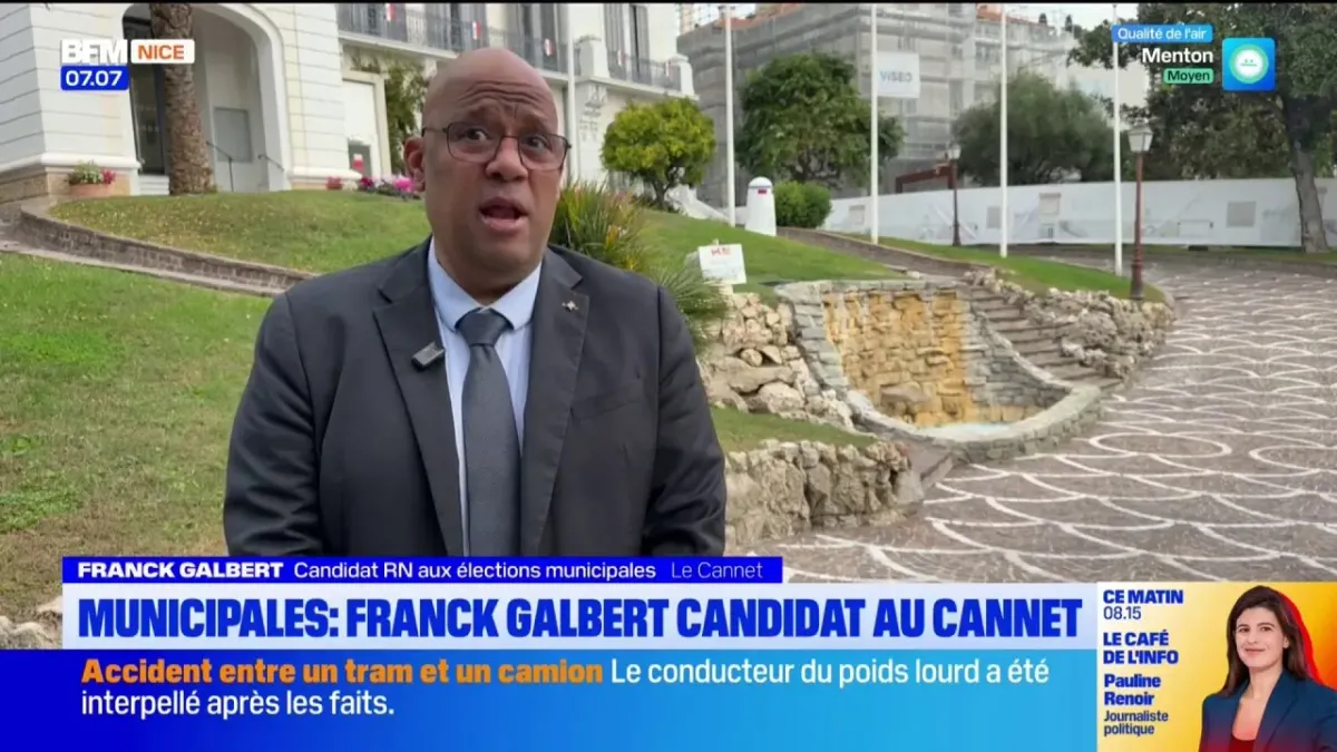 Municipales 2026 : Franck Galbert, candidat RN à la mairie du Cannet
