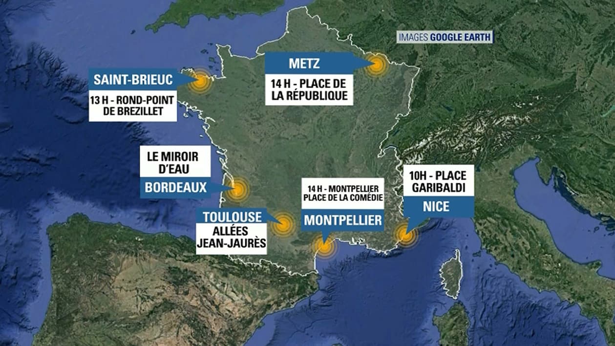 De nouveaux rassemblements sont annoncés partout en France pour la 19e journée de mobilisation nationale des gilets jaunes