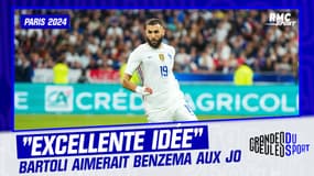 JO 2024 : Benzema ? "Une excellente idée" en cas d'absence de Mbappé et Griezmann selon Bartoli