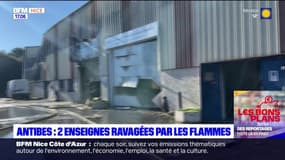 Antibes: un magasin de déguisement ravagé par les flammes, les riverains racontent