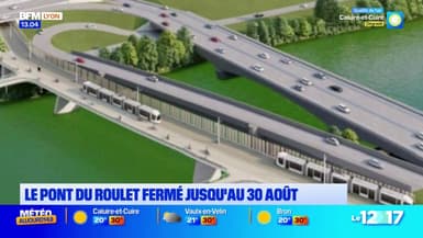 Villeurbanne: le pont du Roulet fermé pour les travaux du tramway