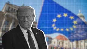Donald Trump et un drapeau européen