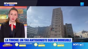 Marseille: une inscription "Marseille antisioniste" taguée sur un immeuble près de la faculté de La Timone