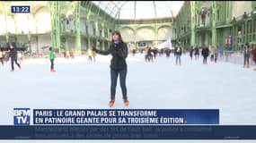 Paris: Le Grand Palais se transforme en patinoire géante