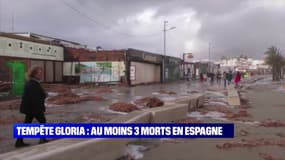 La tempête gloria a fait 3 morts en Espagne