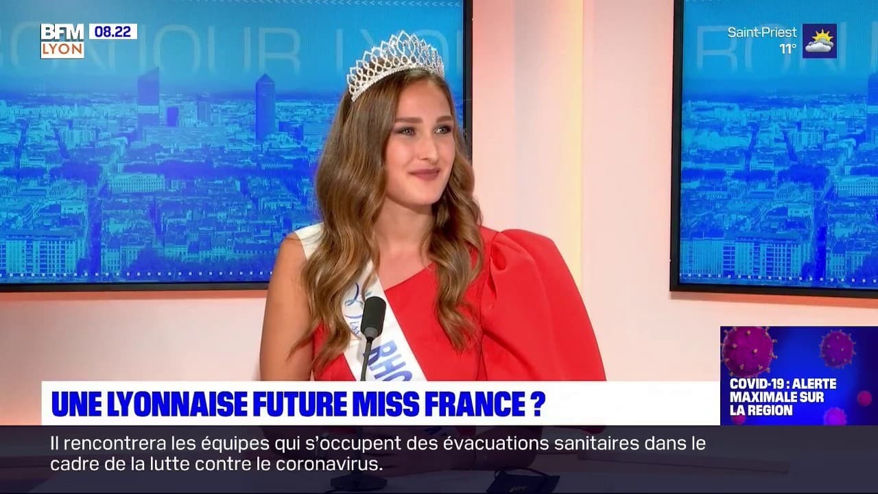 Anaïs Roux, Miss Rhône-Alpes, était l'invitée de Bonjour Lyon le 16/11
