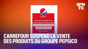 Carrefour suspend la vente des produits du groupe Pepsico