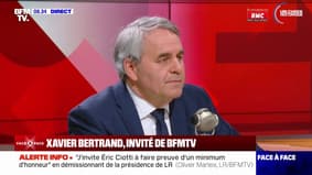 Accord avec le RN: Éric Ciotti "doit quitter ses fonctions de président" et "ne doit plus être adhérent de LR", affirme @xavierbertrand 