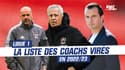 Ligue 1 : La (longue) liste des coachs limogés en 2022/23