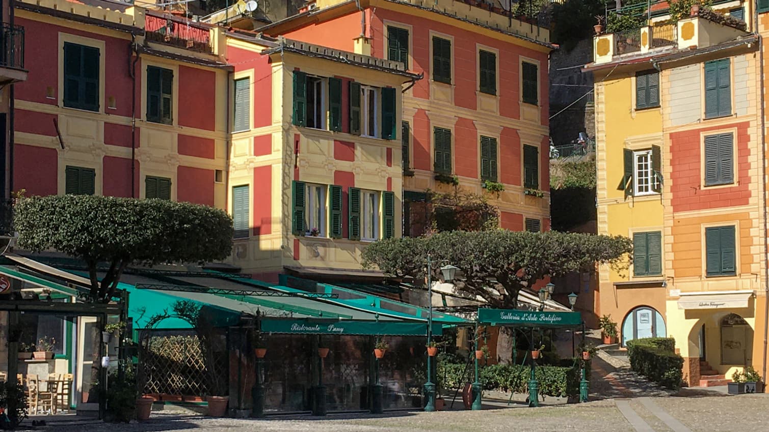 La place Martiri dell'Olivetta, à Portofino, en février 2021 (PHOTO D'ILLUSTRATION)