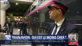 Train ou avion, quel est le transport le moins cher ?