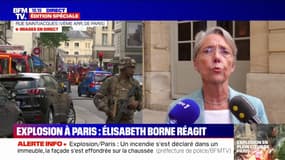 Explosion à Paris: "Je me tiens informée de l'évolution de la situation" annonce Elisabeth Borne