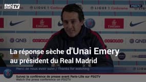 "Je sais qu'il aimerait avoir Neymar mais il est ici", Emery trolle le président du Real, Florentino Perez