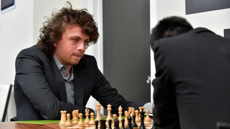 Le joueur américain d'échecs Hans Niemann, à Saint-Louis le 6 octobre 2022
