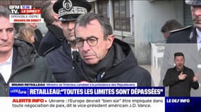 Attaque à la grenade à Grenoble: "On a utilisé des techniques de guerre", déplore Bruno Retailleau