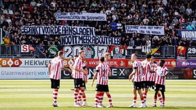 Les joueurs du Feyenoord Rotterdam lors d'un match de préparation en août 2024.