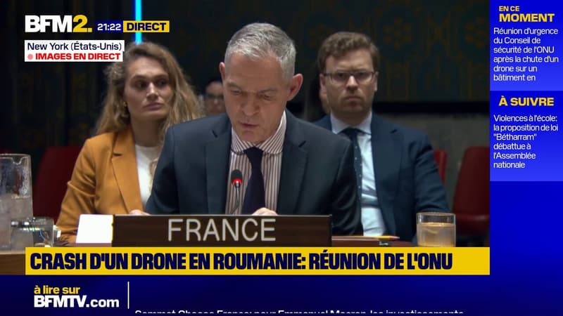 "La sécurité de nos alliés est notre priorité": la France condamne à l'ONU l'incursion de drone en Roumanie