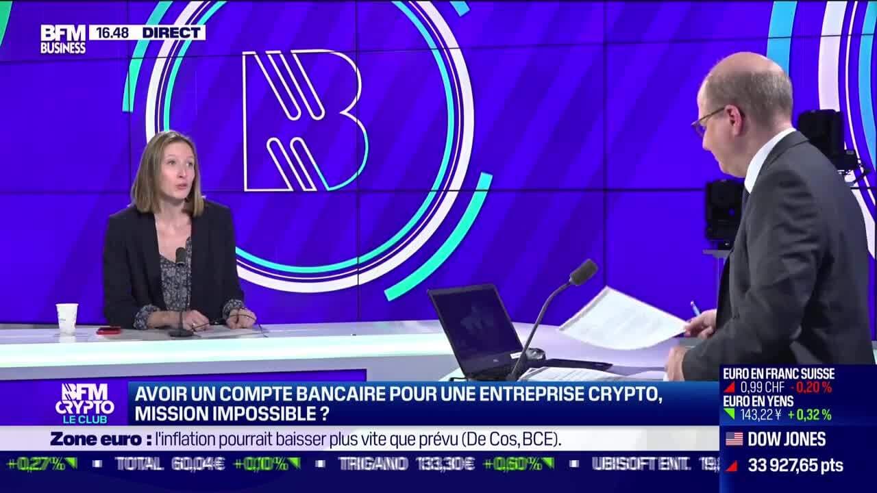 BFM Crypto, le Club: Avoir un compte bancaire pour une entreprise crypto,  mission impossible ? - 15/02