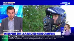 Marseille: interpellé sur l'A7 avec 530 kilos de cannabis