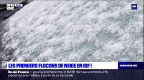 Île-de-France: premiers flocons de neige
