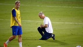 Antoine Griezmann et Didier Deschamps le 17/11/2022