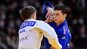 Romain Valadier-Picard (en bleu) au Grand Slam Paris 2022