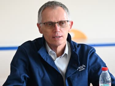 Carlos Tavares, directeur général de Stellantis, le 02 juillet 2022 à Douvrin, dans les Hauts-de-France.