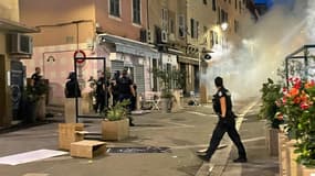Des heurts à Ajaccio entre supporters avant Ajaccio-OM, le 2 juin 2023