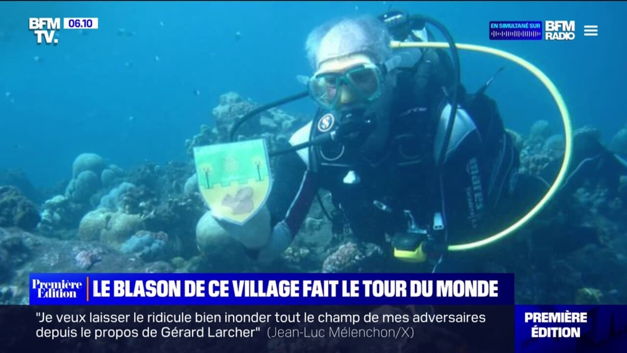 Le blason d'un petit village du MaineetLoire fait le tour du monde