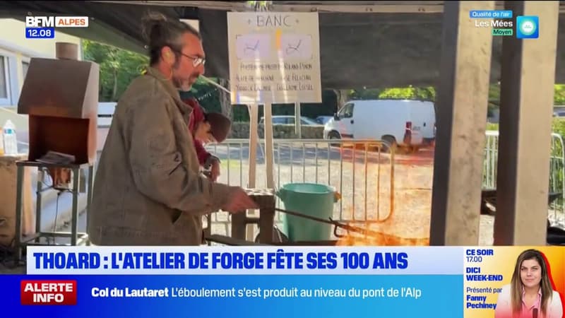 Thoard: l'atelier de forge fête ses 100 ans