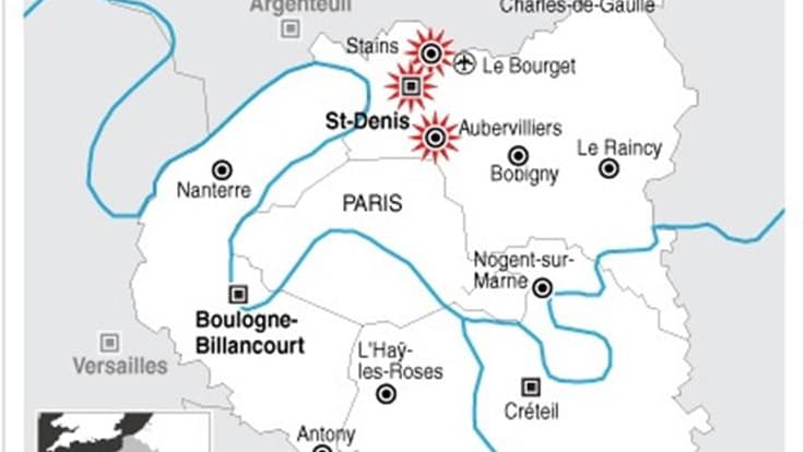 Dix personnes ont été placées en garde à vue après une opération dans 3 camps de Roms.