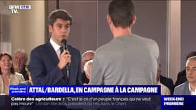 Gabriel Attal, Jordan Bardella et Marc Fesneau étaient en déplacement hier à 6 mois des élections européennes