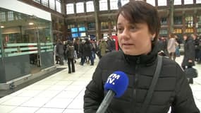 Grève à la SNCF: "On était tous collés les uns aux autres, tous collés à la vitre", témoigne une usagère à son arrivée à Lille