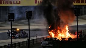 L'accident de Romain Grosjean le 29.11.2020