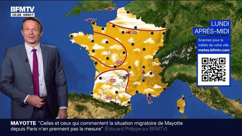 La météo pour ce lundi 24 août 2026