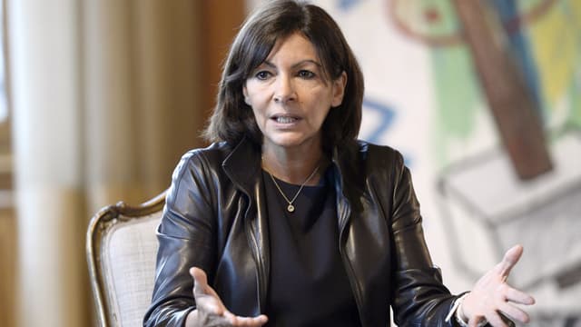 Anne Hidalgo le 17 novembre 2014 à la mairie de Paris.
