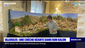 Ollioules: une crèche géante dans son salon