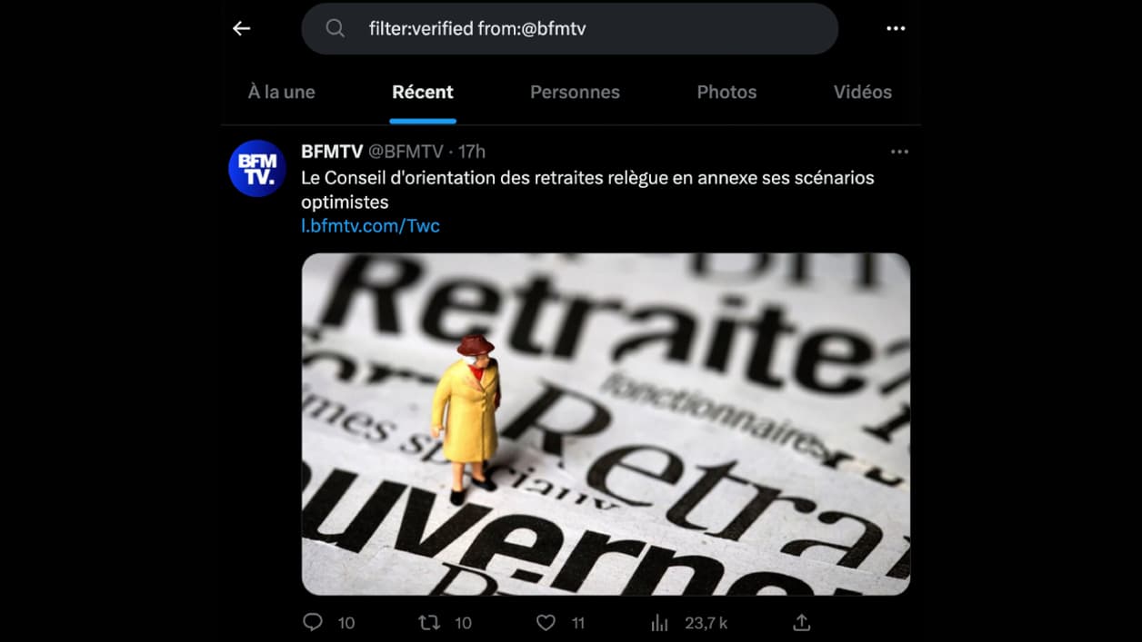 Capture d'écran Twitter