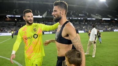 Hugo Lloris et Olivier Giroud
