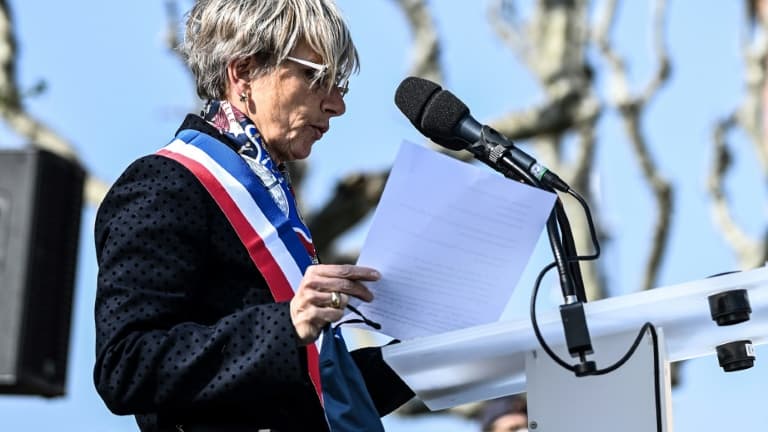 La maire de Romans-sur-Isere Marie-Hélène Thoraval le 4 avril 2020. Photo d'illustration