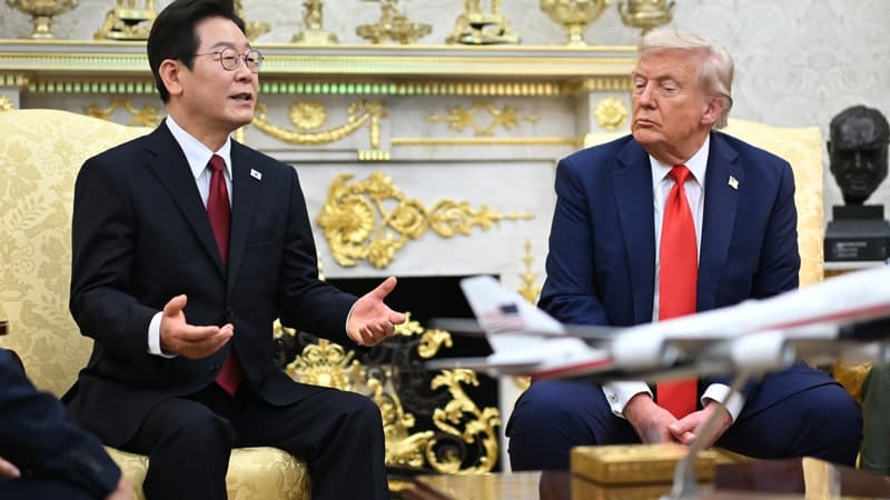 Lee Jae-myung et Donald Trump à la Maison Blanche, le 25 août 2025