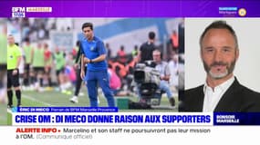 "Ils avaient sûrement raison": Eric Di Meco donne raison aux supporters mais condamne les menaces