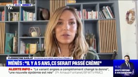 La journaliste Clémentine Sarlat réagit sur BFMTV aux propos de Pierre Ménès