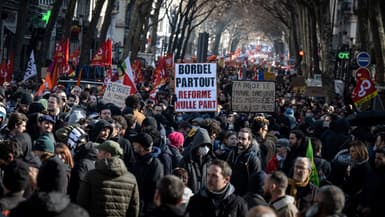 La manifestation contre la réforme des retraites le 7 février 2023 à Lyon
