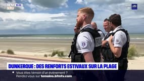Dunkerque: des renforts estivaux sur la plage