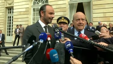 Edouard Philippe et Alain Juppé à Bordeaux.