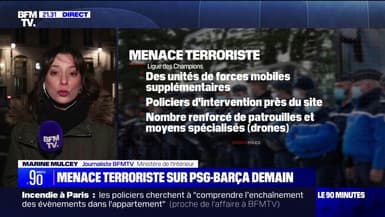 Menace terroriste sur les matchs de Ligue des champions: des unités de forces mobiles supplémentaires déployées à Paris ce mercredi