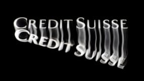 Une photo du logo Credit Suisse prise en mai 2014