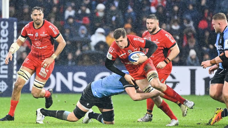Thibaud Flament du Stade Toulousain, à Toulouse le 9 décembre 2023