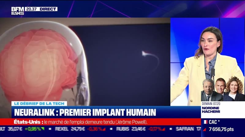 Neuralink : premier implant humain - 31/01
